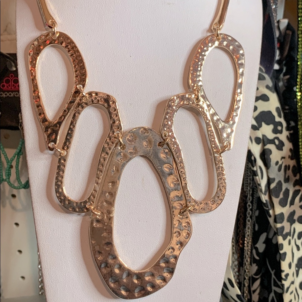 Gold Bib Necklace